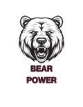 Bear Power Youth T‑Shirt — Roaring Bear Graphic Tee for Kids